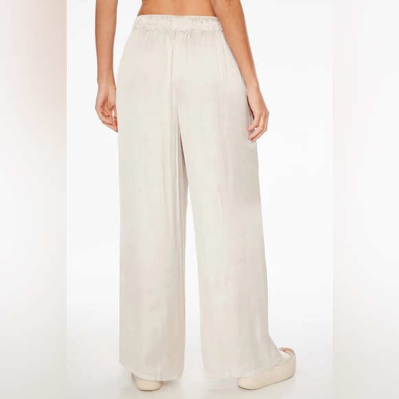NWT Dynamite Satin Wide Leg Pants - Picture 3 of 5